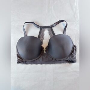 Torrid Curve Gray‎ Lace Push-Up Racerback Bra – 42D